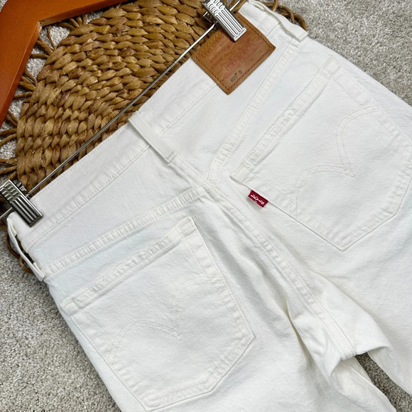 Levi’s Premium 501® Skinny Women’s Jeans Cloud Over-White Size 25 - Picture 11 of 16